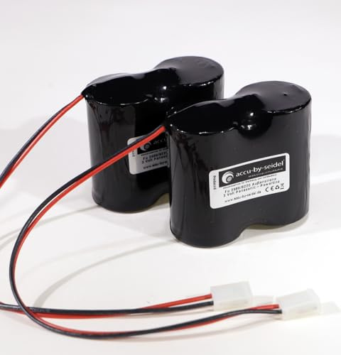 Ersatzbatterie gebräuchlich für ABUS Security-Center 2WAY-Funk-Außensirene FU2986 für Secvest FU8220 FU8222 FUSG50000 Funkaußensirene