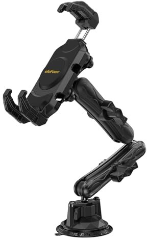 Ulefone Auto-Tablet-Halterung Armor Mount Max UAN02, dehnbarer Tablet-Ständer für LKW-Auto-Windschutzscheiben, Glatte Oberflächen, kompatibel mit iPad-Tablets, Mobiltelefonen 14,25 cm – 21,75 cm