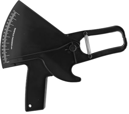 Sarini Skinfold Caliper for Measuring Body Fat,Weight Loss Measure Tester,Black