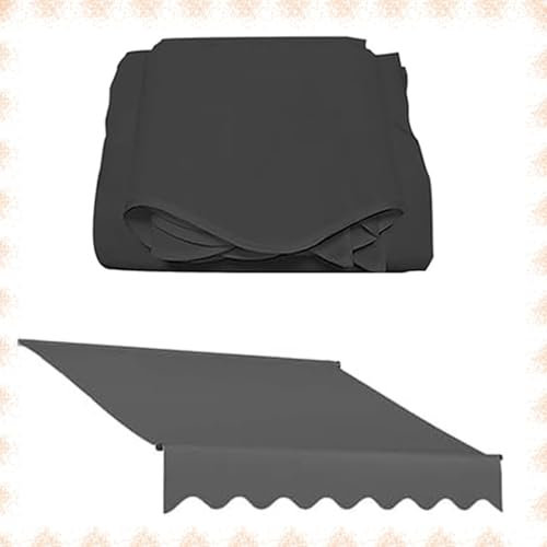 Telo di ricambio per tenda da esterni in tessuto resistente ai raggi UV e impermeabile, in poliestere resistente, adatto per tende da sole retrattili e di mercato, dimensioni 4 x 2,5 m