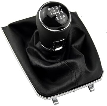 LIANGBAOS Pomos De Palanca De Cambios Para VW Para Passat B8 3G5 5/6 Velocidades Transmisión Manual Perilla Cambio Marchas Perilla De Palanca De Cambios(6 Speed)