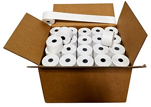 1 3/4 (44mm) x 165' BOND (Non Thermal) CASH REGISTER PAPER - 100 NEW ROLLS