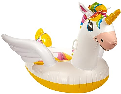 Intex 57561 - Cavalcabile Unicorno, Multicolore, 201x140x97 cm