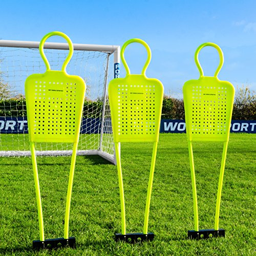 FORZA Fußball Freistoß-Dummies für Fußball Training [Junior/Senior] - Verstärkte PVC-Fußballpuppen mit Spikes an der Basis | Fußball-Trainingsgeräte - Puppenkörper