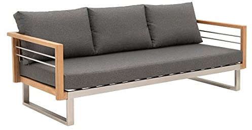 OUTLIV. Loungesofa, 196x78x60 cm, Aluminium
