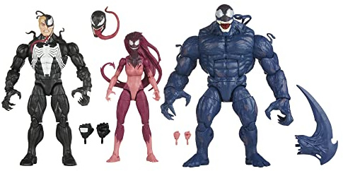 Hasbro Marvel Legends Series X-Men Venom Multipack, 15 cm großes Action-Figuren-Spielzeug zum Sammeln, 4 Accessoires, Multi, F3429