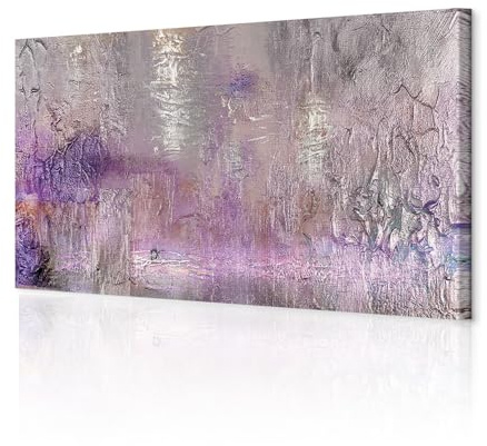 decomonkey Bilder Abstrakt 120x40 cm 1 Teilig Leinwandbilder Wandbild Grau | Strukturleinwand, Holzkeilrahmen, Bild auf Leinwand, Kunstdruck, Wanddeko, Wohnzimmer, Wanddekoration, Modern, Silber, Design