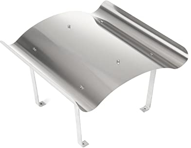 STERR Cappello Antipioggia per Canna Fumaria 80 x 80 cm - Coperchio per Caminetto in Acciaio Inox Canna Fumaria, Canna Fumaria in Acciaio Inox - Kit per Canna Fumaria - RCP8080