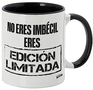 señor tarao® Taza de Cerámica Graciosa 350ml, Sr. Tarao Frases Originales, Regalos Divertidos, Frases de Humor (Edicion) - Tazas aleatorias