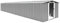 Rantry Capanno da Giardino Casetta Attrezzi Giardino Casetta da Giardino in Lamiera Ripostiglio da Esterno Casetta da Giardino in PVC Grigio 257x779x181cm in Acciaio Zincato Decor Mobili Camera