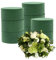 PVFZXS Lot de 8 mousses florales, pour fleurs fraîches, rondes humides et sèches, pour mariages et fleuristes, vertes