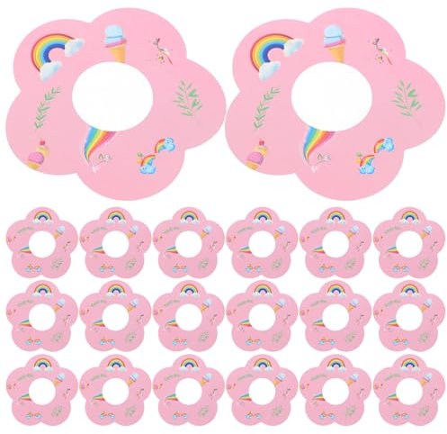 Cabilock 100stücke Papier Eiswaffel Dekorativer Anti-tropf Eiskrem-tray Praktische Papierhalter Für Eis Am Stiel Und Eiswaffeln Vielseitig Und Leicht Für Verschiedene Kegelgrößen