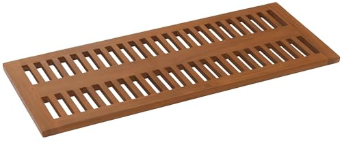 Mendler Teak-Badematte HWC-M86 3x40x100cm