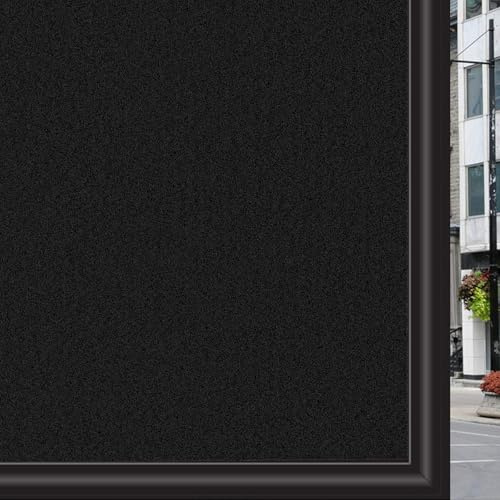 Zindoo Vinilos para Cristales Vinilo Adhesivo Cristal Mate 100% Opaco Sombreado 44.5 × 200cm Proteger la Privacidad Anti UV Decorativo para Dormitorio Sala Comedor Cocina