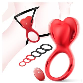Couples Vibrator Sex Toys - BIG SHOCKED 2in 1 Couples Sex Toys Wearable Panty Remote Control Vibrator Vibrating Panties for Women Female Adult Toy with 10 Vibrations Nipple Weight Toys Vibrators BDSM