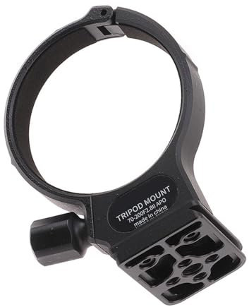 Anneaux de trépied en métal pour objectif de précision, collier de trépied lourd stabilisateur d'objectif pour une photographie sûre et stable