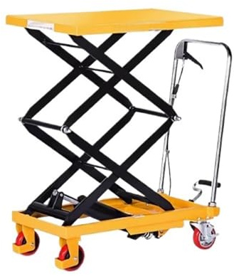 Schwerlast-Hubwagen Hydraulischer Hebebühnenwagen Mobiler kleiner Lift Pritsche