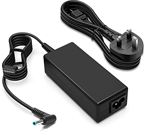 45W Laptop Charger Compatible with HP 17 15 15s 14 14s G2 G3 G4 G5 G6 G7 G8 | G9 G10 255 250 240 470 Probook 650 640 450 455 440 445 430 470 Elitebook 840 850 830 820 AC Adapter 4.5 * 3mm Blue Tip