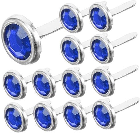 iplusmile 100pezzi Borchie Metalliche per Carta Borchie Artigianali Grandi Circolari Fermagli in Ferro Resistenti Strumenti Pratici per Scrapbooking e Fai da Te