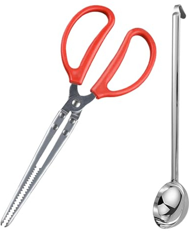 Pinces À Feu - Pelle À Charbon Granulé À Manche Long | Pinces à bûches pour la cheminée - Pour La Cuisson La Cuisine Le Barbecue L Intérieur La Plage Et Le Service