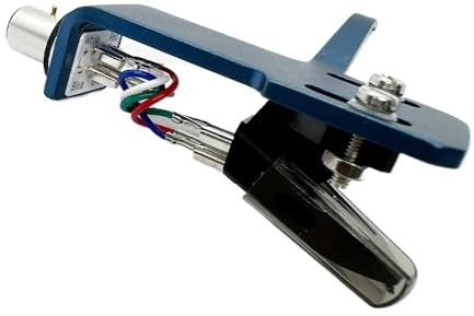 For OM 5E Cartridge Headshell Combo Ktr For Audio-Technica Turntables LP120-USB And LP1240-USB For Te-chnics QX200 QX300(Blau)