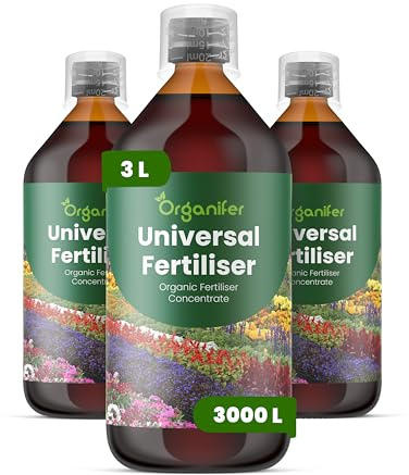 Fertilizzante Liquido Universale 3L – Concime Organico Per Tutte Le Piante, Fiori, Ortaggi E Alberi – Crescita Sana E Fogliame Rigoglioso – Organifer