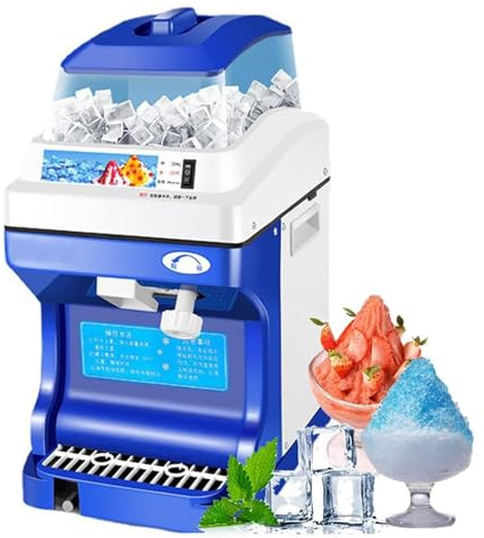 Tritaghiaccio commerciale, 300 W elettrico rasato macchina per il ghiaccio con struttura regolabile, 5 l di neve cono Maker per negozi di tè e dessert bar