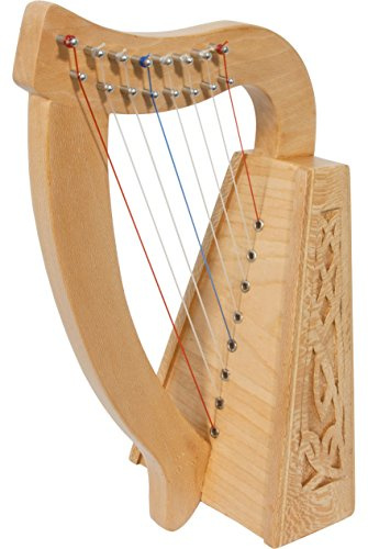 Roosebeck Lily Harfe 8-saitigen, Lacewood