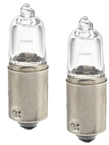2x St. CLEAR H10W BA9s 12V 10Watt Glühbirnen Glühlampe Halogen Lampen 9mm Metall Bajonettsockel Innenraumleuchte, Standlichtlampen für Ringe Angel Eyes - Hallenwerk