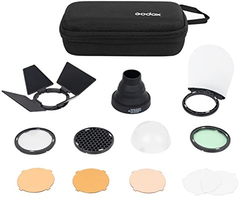 Godox AK-R1 Accessories Kit for Godox H200R Ring Flash Head/V1/V1 Pro/V100/AD100/AD100Pro/AD200/AD200Pro Round Head Flash Accessories Kit