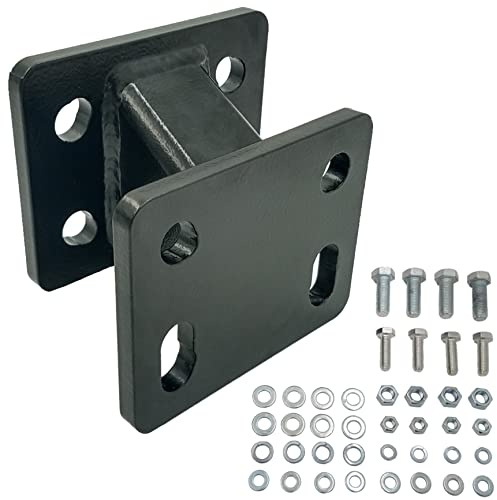 XIMPLIO Adattatore per gancio di traino 75 mm con regolazione dell'altezza della sfera per sfera AHK 90 mm e 83 x 56 mm, universale