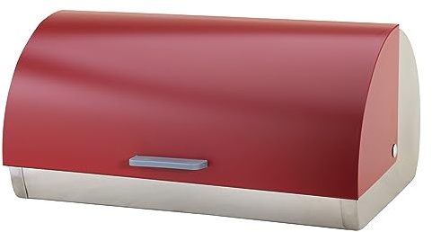 Posten Anker Design I Brotkasten Brotbox Brotkästen Retro I Aufbewahrung Backwaren I frisch halten (Modern Rot)