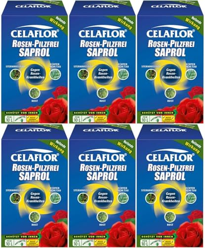 6 X 100 ml Substral Celaflor®Rosen-Pilzfrei Saprol Konzentrat