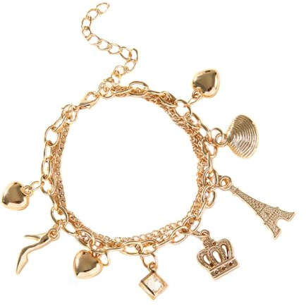 QKEPCY Muschelkette für Damen Mädchen Natürliche Muschelketten mit Gold-Seestern-Anhänger Boho Muschel Halskette Sommer Strand Schmuck