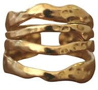 Positiva Jewelry Breiter Statement Ring Damen – Verstellbarer Stapelring Damen, wasserfest & hautfreundlich – Schmuck für Frauen mit Geschenkverpackung