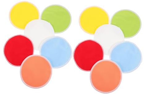 Toddmomy 12pezzi Lavabili Per Allattamento Assorbilatte Riutilizzabili e Traspiranti Protezione Per Mamme Allattamento Confezione Per