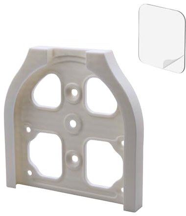 Alchemy Collectives Wall & Ceiling Projec tor Mount | Compatible with 10cm Round Base HY300 Pro Projectors, Quick Install (White, Mount, 2 x Sticky Pads)