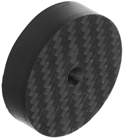 FIXOSHEE Carbon Fiber Shock Absorber Speaker Isolation Stand Feet Pads Vibration Reduction Audio Feet for Floor Standing Speakers Noise Reducing Spike Mats Compatible with Hifi and