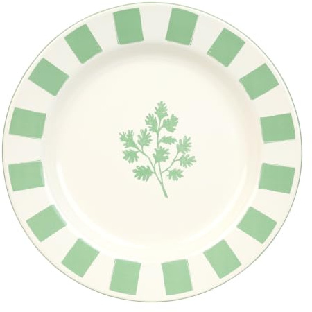 Talking Tables Large 26cm Enamel Dinner Plate Floral Metal Plate