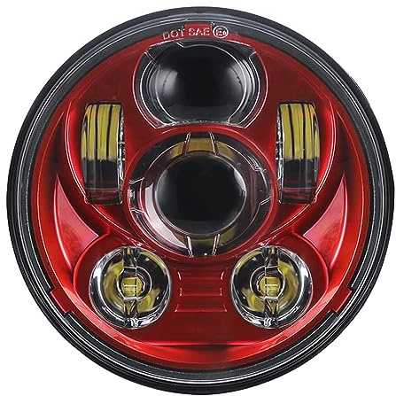 Akmties Sportster Driving light 5.75 inch Motorcycle 883,sportster,triple,low rider,wide glide Headlamp Projector front Light