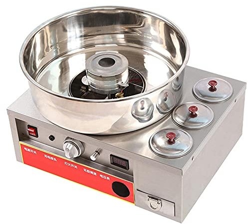 Machine à Guimauve à Gaz, Machine électrique De Barbe à Papa, Portable et rechargeable Fabricant Commercial De Barbe à Papa Professionnel, Facile à Nettoyer et à Utiliser
