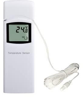 ECOWITT Wasserthermometer, kabelloser Mehrkanalsensor mit Sonde für Haus oder Garten WN30AN