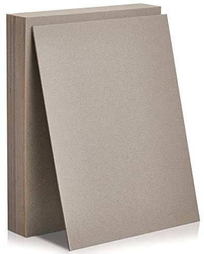 Lot de 20 panneaux de reliure de 25,4 x 31,8 cm, panneaux d'aggloméré de créateur, papier kraft robuste pour couverture de reliure de livres (0,2 cm d'épaisseur)
