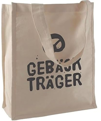 Gebäckträger sternklar Shopper Baumwolle Tasche Baumwolltasche Tragetasche Einkaufstasche mit langen Henkeln und Boden