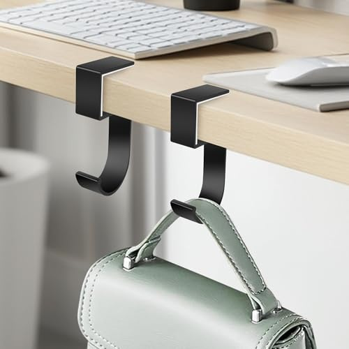 Mytium 2PCS Purse Hook for Table - Heavy Duty Purse Hanger for Table High-Strength Alloy Materials Purse Holder for Desk Can Hook Bags, Umbrellas, Keys, Cups and Headphone