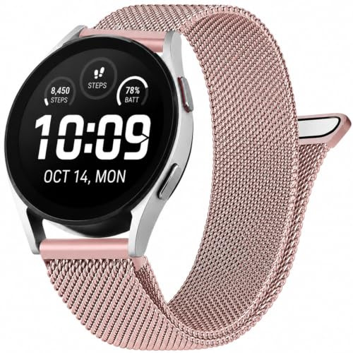 ANDOFUZH Bracelet Magnétique en Acier Inoxydable pour Homme Femme, Réglable à Dégagement Rapide, Compatible Montres Connectées et Traditionnelles 14mm,16mm,18mm,20mm,22mm,24mm
