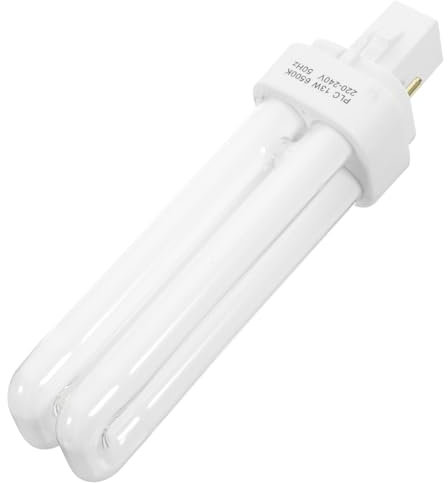 Alipis 4 Piezas Fluorescent & Neon Tubes Bombilla Led bombilla led E27 Fluorescente De 2 Pines 13W Lampara Ahorradora De Energia Para IluminacióN, Luz Blanca, FáCil InstalacióN Y Larga DuracióN