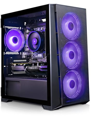 ADMI Gaming PC, Intel Core i5 12400F, Nvidia RTX 5060 Ti 16GB GDDR7, 16GB DDR4, 1TB NVMe, X= Airflow RGB Case (Black), WiFi, Windows 11