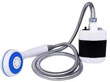 Folpus Ducha portátil compacta, versátil y práctica, Ideal para Playa, Ideal para Acampar, RV, Limpiar Mascotas y Hacer Senderismo al Libre.