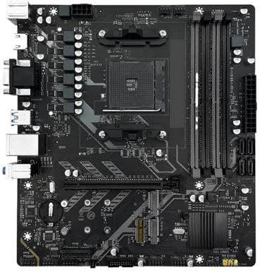 B450 B450M Motherboard Dual- DDR4 Memory AM4 Motherboard M.2 (supports Ryzen 5 5600 5600G CPU)